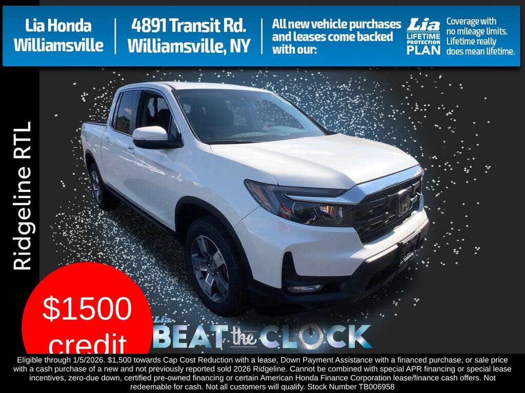 2026 Honda Ridgeline RTL AWD