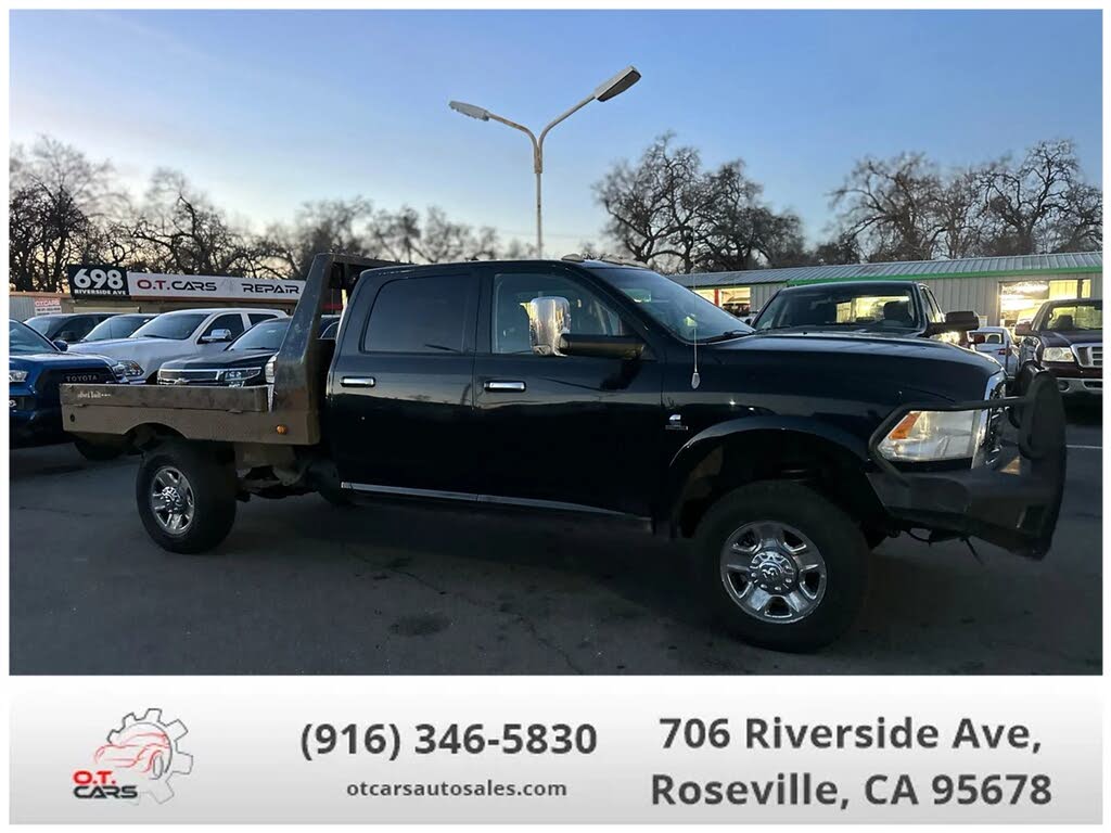 2012 RAM 3500 Laramie Longhorn Crew Cab 8 ft. Bed 4WD