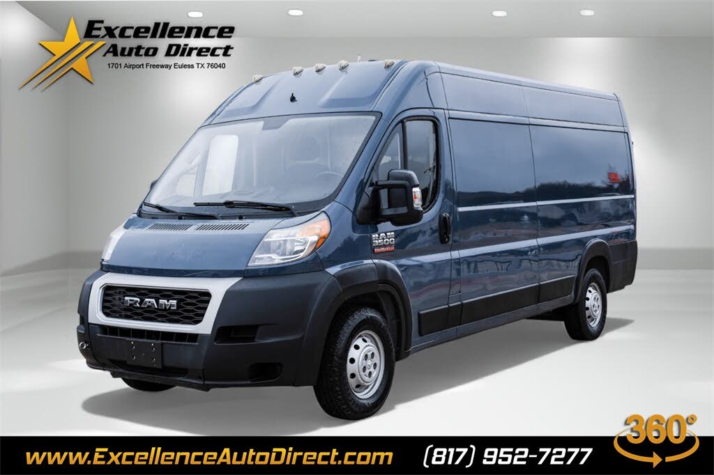 2019 RAM ProMaster 3500 159 High Roof Extended Cargo Van FWD
