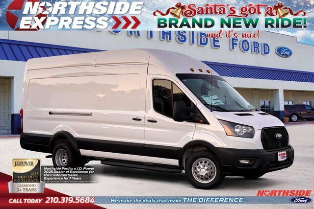 2025 Ford Transit Cargo 350 HD 9950 GVWR High Roof Extended LB DRW AWD
