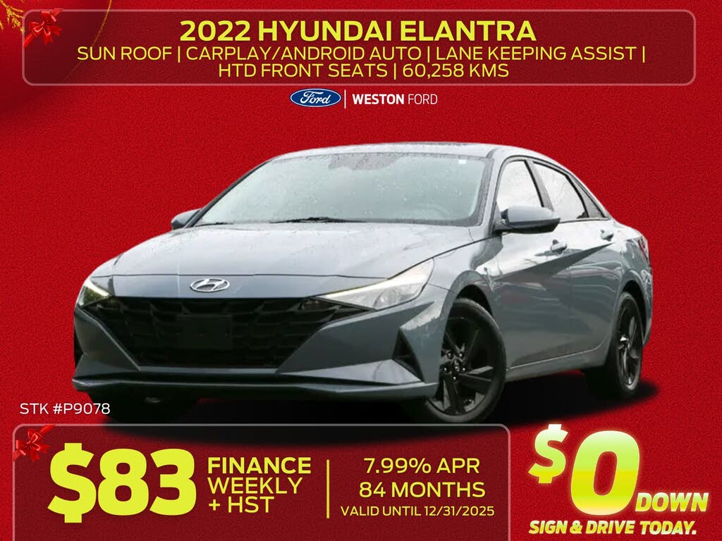 2022 Hyundai Elantra Preferred FWD