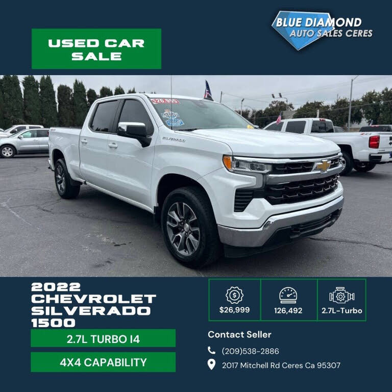 2022 Chevrolet Silverado 1500 LT Crew Cab 4WD