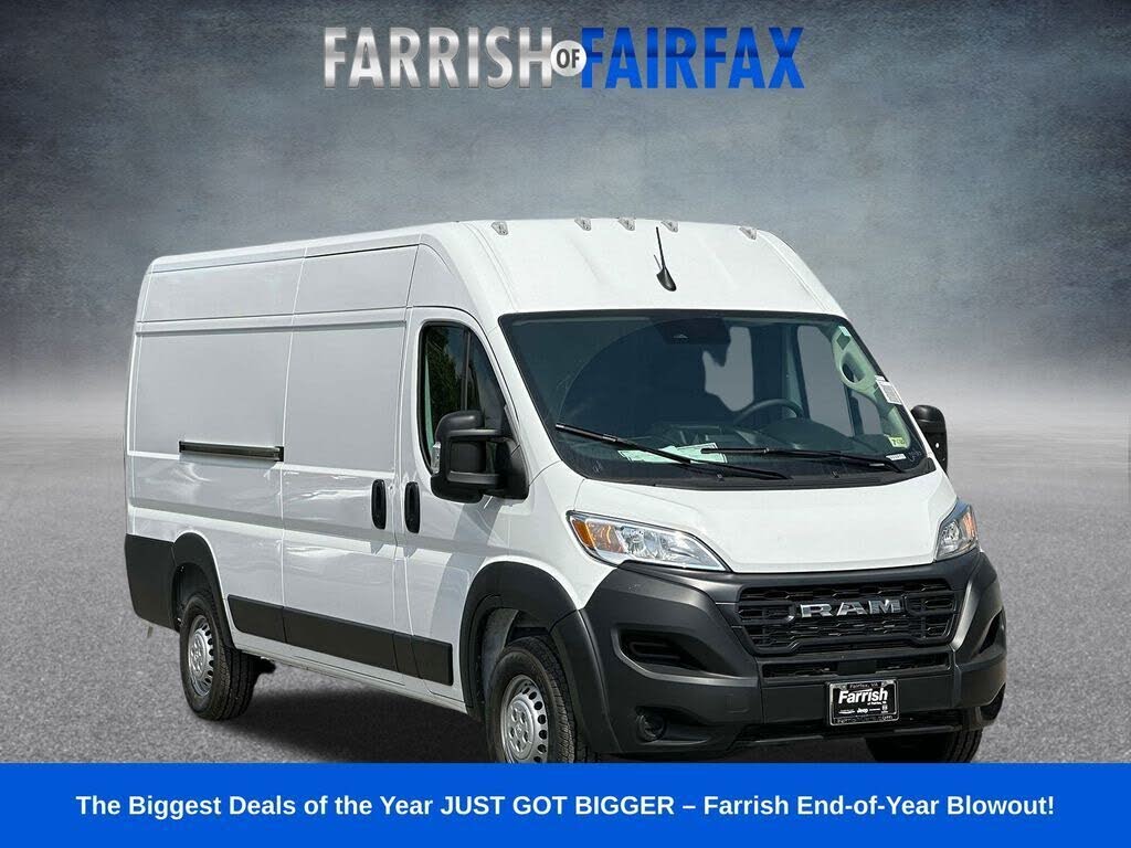 2024 RAM ProMaster 3500 Tradesman 159 Super High Roof Extended Cargo Van with Passenger Seat FWD