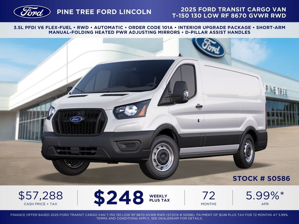 2025 Ford Transit Cargo 150 Low Roof RWD