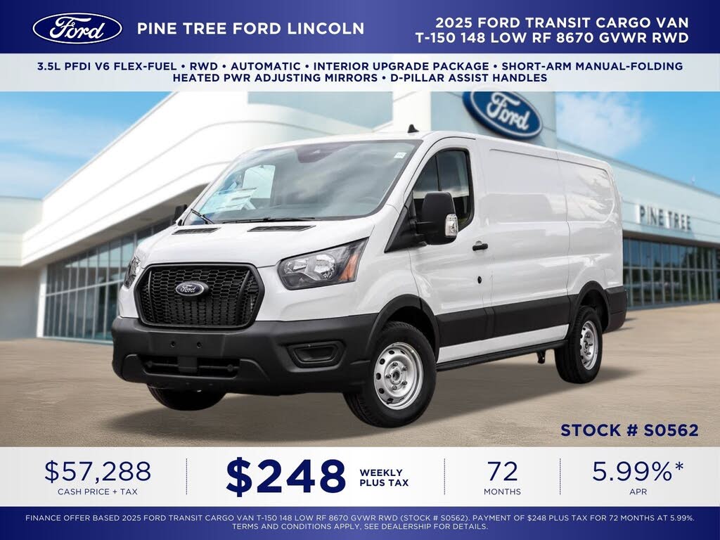 2025 Ford Transit Cargo 150 Low Roof RWD