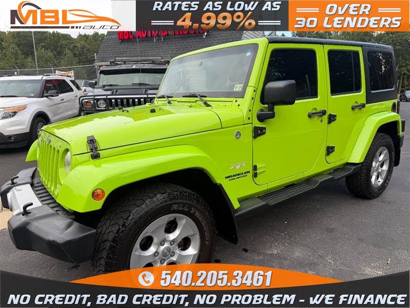 2013 Jeep Wrangler Unlimited Sahara 4WD