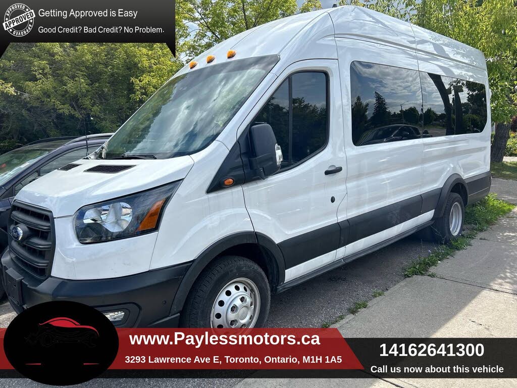 2020 Ford Transit Passenger 350 HD XL Extended High Roof LWB DRW RWD with Sliding Passenger-Side Door