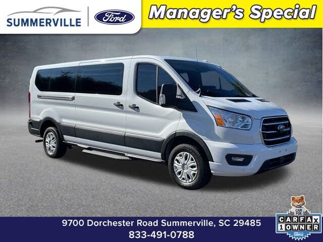 2020 Ford Transit Passenger 350 XLT Low Roof LWB RWD with Sliding Passenger-Side Door