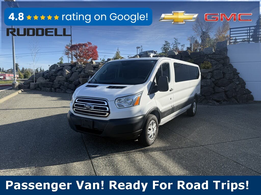 2016 Ford Transit Passenger 350 XLT Low Roof LWB RWD with 60/40 Passenger-Side Doors