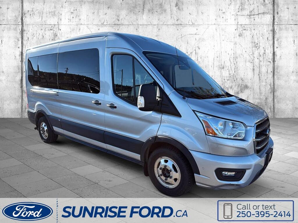 2020 Ford Transit Passenger 350 XLT Medium Roof LWB AWD with Sliding Passenger-Side Door