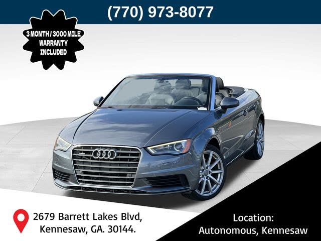 2015 Audi A3 2.0T quattro Premium Plus Cabriolet AWD
