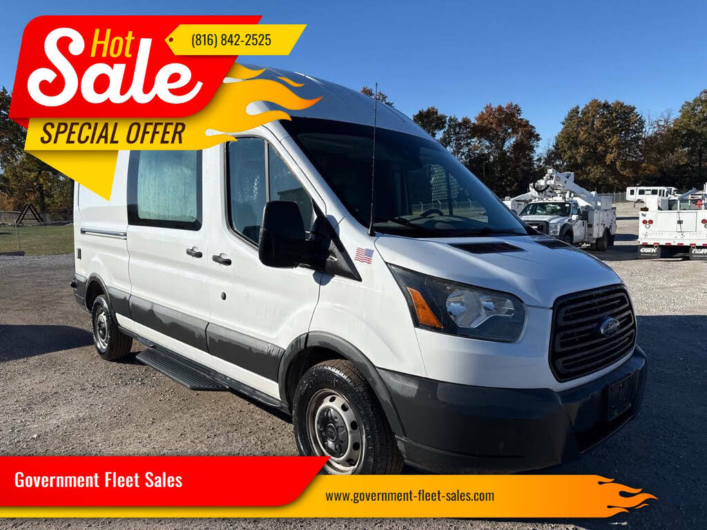 2017 Ford Transit Cargo 350 3dr LWB High Roof Cargo Van with Sliding Passenger Side Door