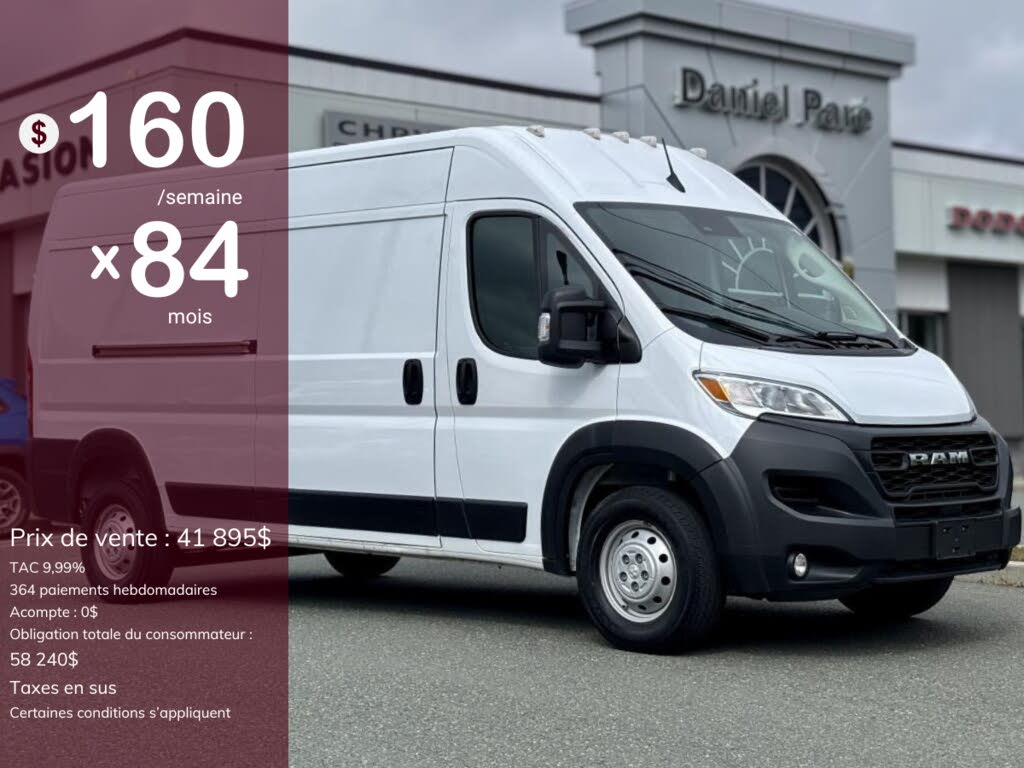 2023 RAM ProMaster 2500 159 High Roof Cargo Van FWD