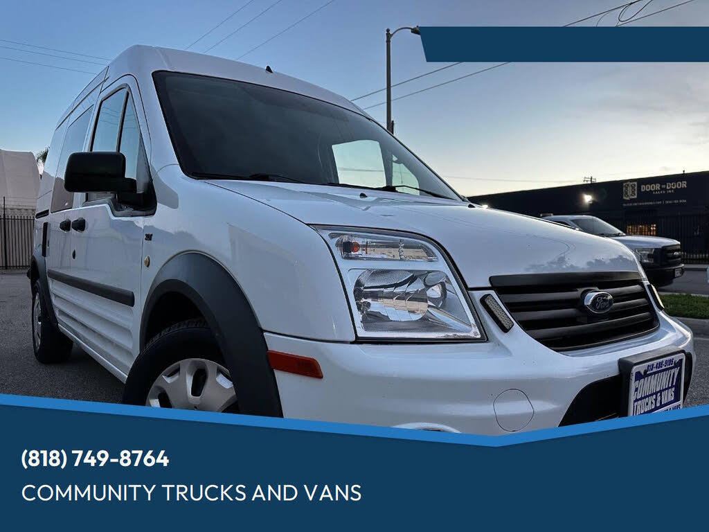 2012 Ford Transit Connect Cargo XLT FWD with Rear Glass