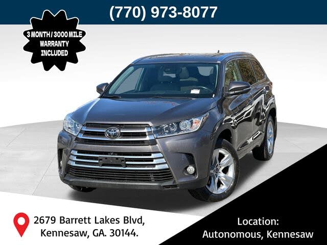 2018 Toyota Highlander Limited AWD