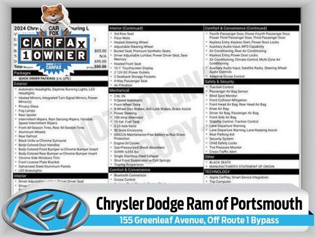 2024 Chrysler Pacifica Touring L FWD