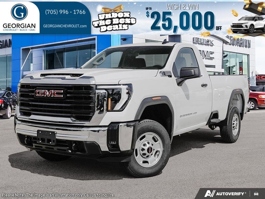 GMC Sierra 2500HD Pro Regular Cab LB 4WD 2025