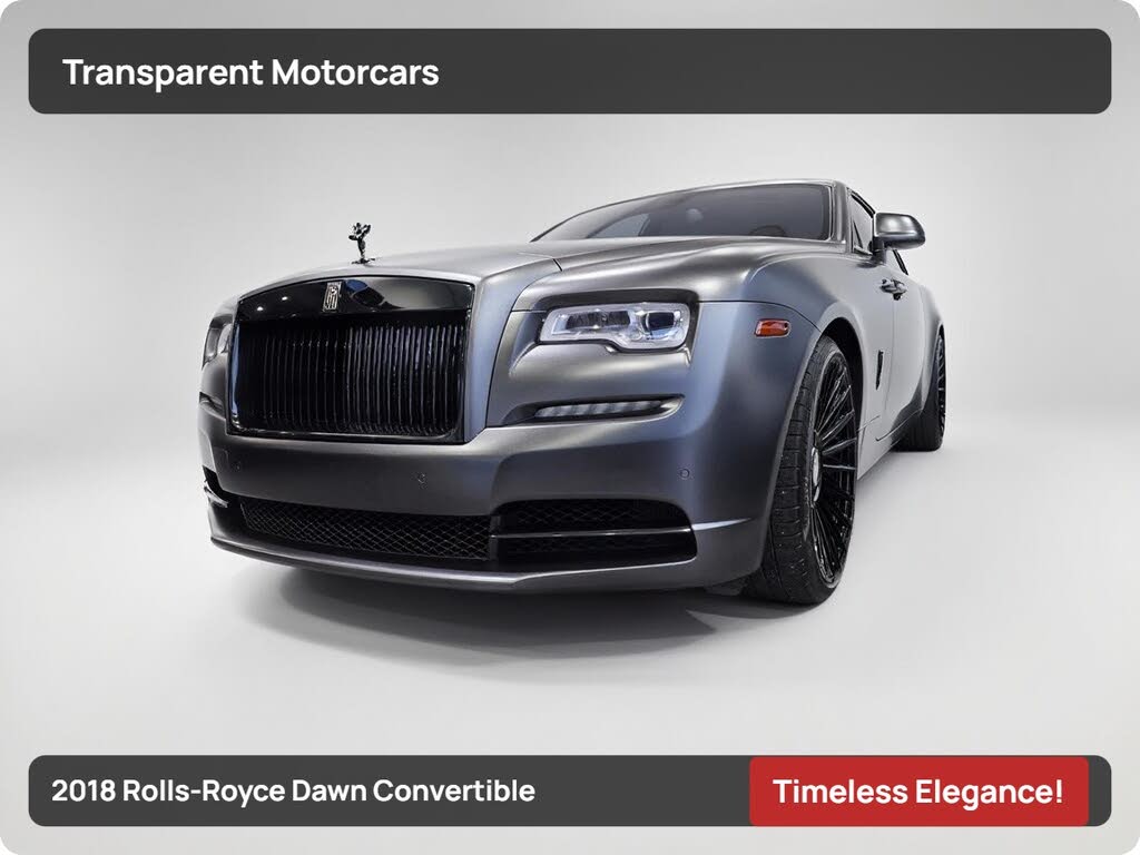 2018 Rolls-Royce Dawn Convertible