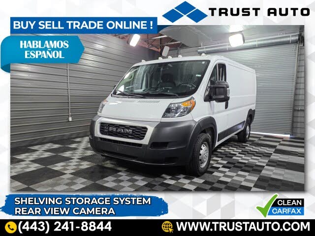 2019 RAM ProMaster 1500 136 Low Roof Cargo Van FWD