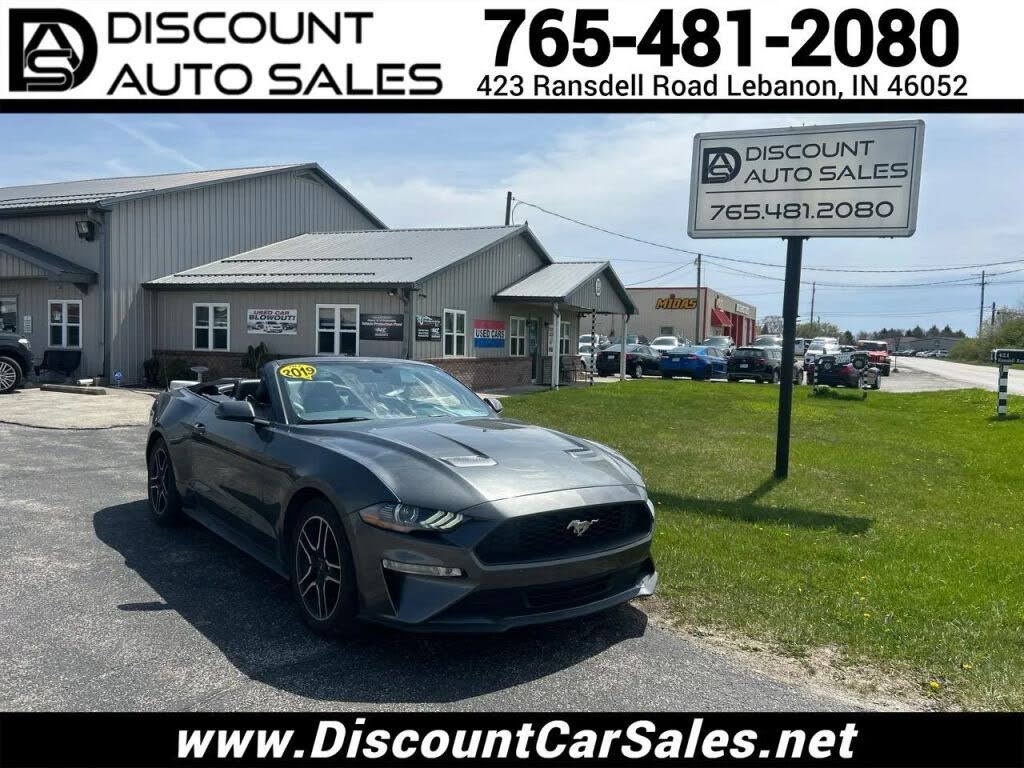 2019 Ford Mustang EcoBoost Premium Convertible RWD