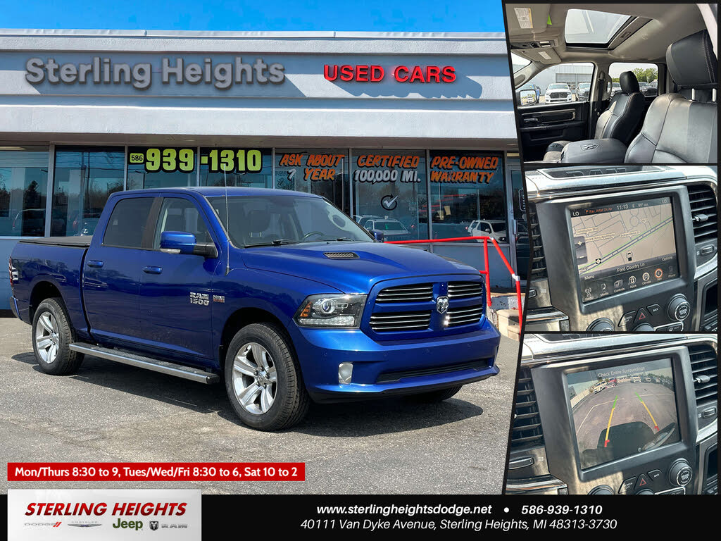 2016 RAM 1500 Sport Crew Cab 4WD