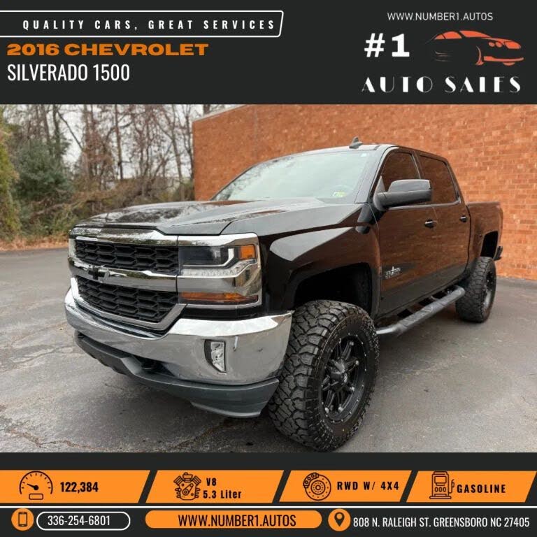 2016 Chevrolet Silverado 1500 LT Crew Cab 4WD