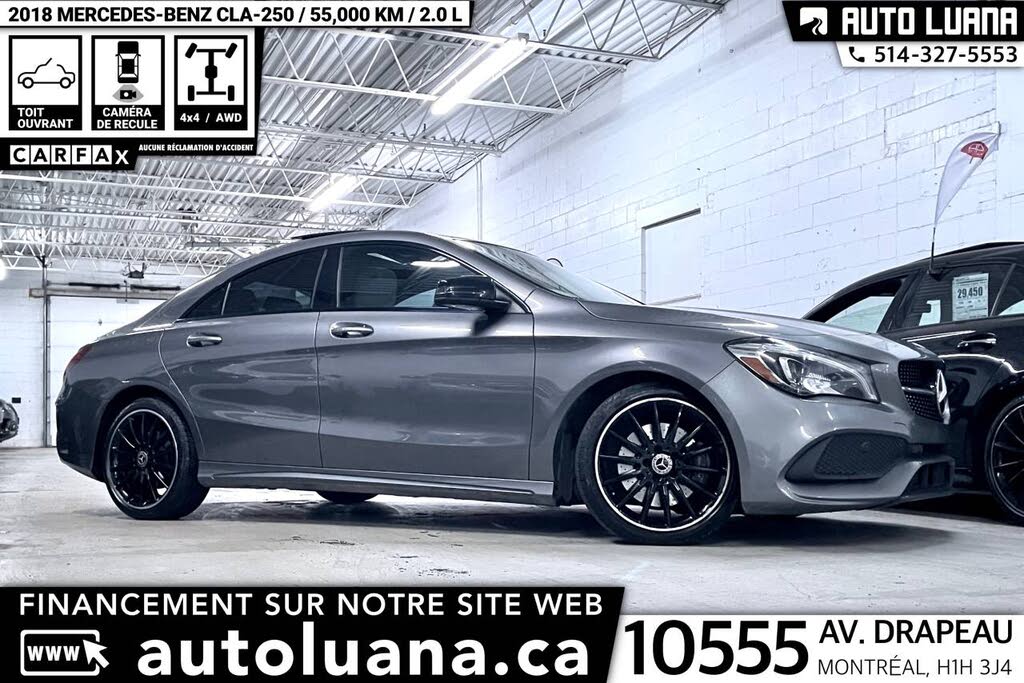 2018 Mercedes-Benz CLA 250 4MATIC