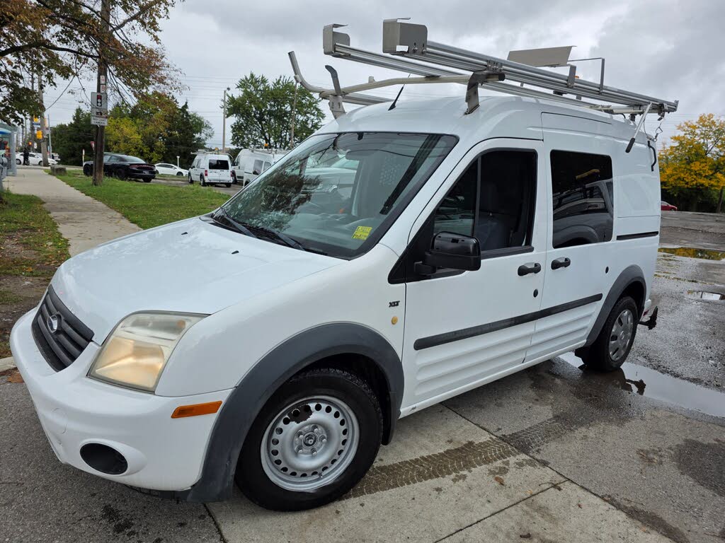 2011 Ford Transit Connect Cargo XLT FWD with Side and Rear Glass
