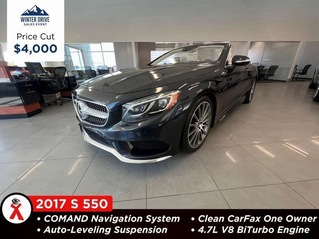 2017 Mercedes-Benz S-Class S 550 Convertible