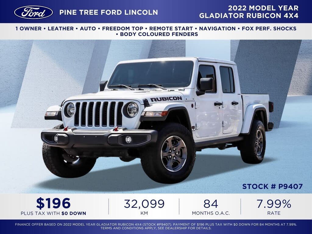 2022 Jeep Gladiator Rubicon Crew Cab 4WD
