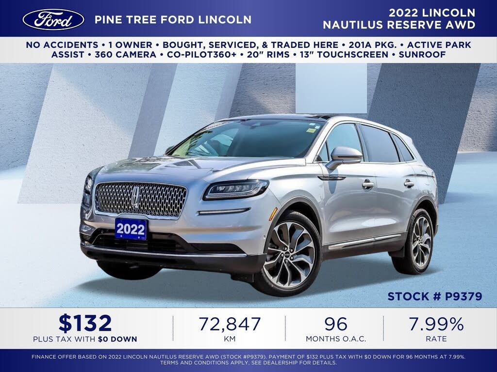 2022 Lincoln Nautilus Reserve AWD