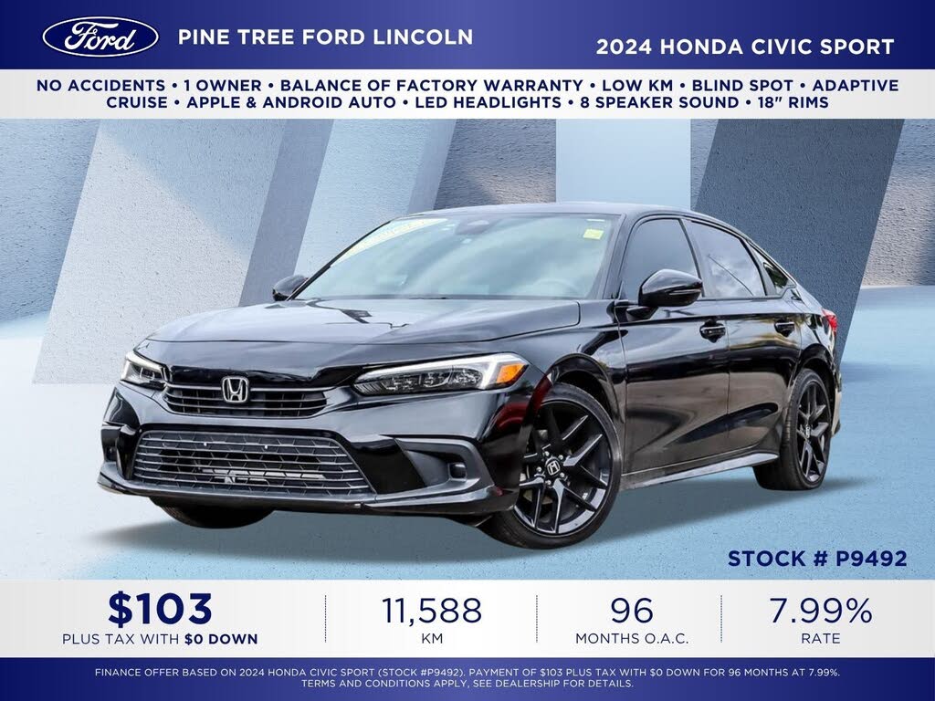 2024 Honda Civic Sport FWD