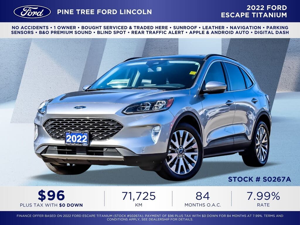 2022 Ford Escape Titanium AWD