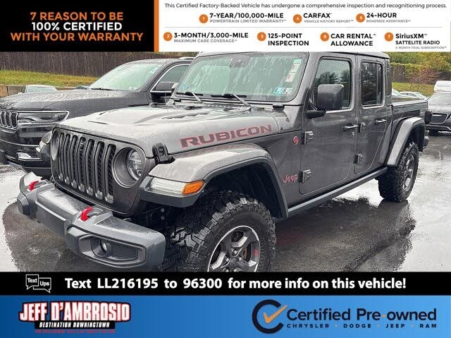 2020 Jeep Gladiator Rubicon Crew Cab 4WD