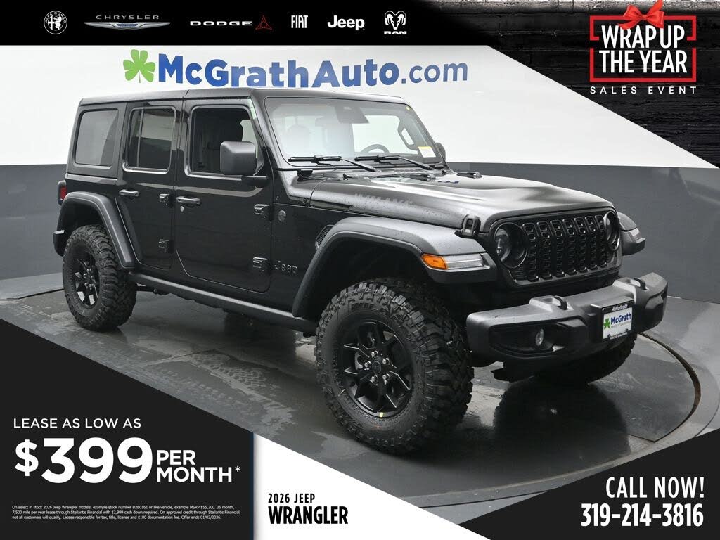 2026 Jeep Wrangler Willys 4-Door 4WD