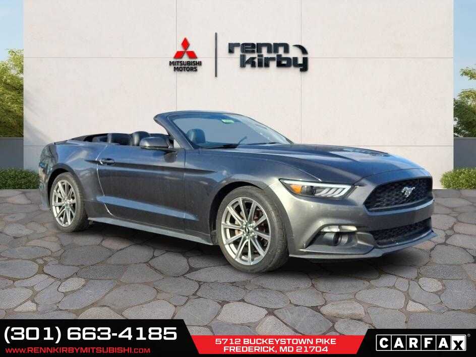 2015 Ford Mustang EcoBoost Premium Convertible RWD