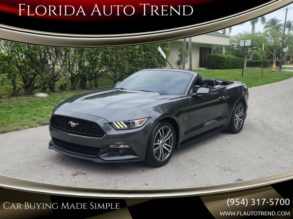 2016 Ford Mustang EcoBoost Premium Convertible RWD