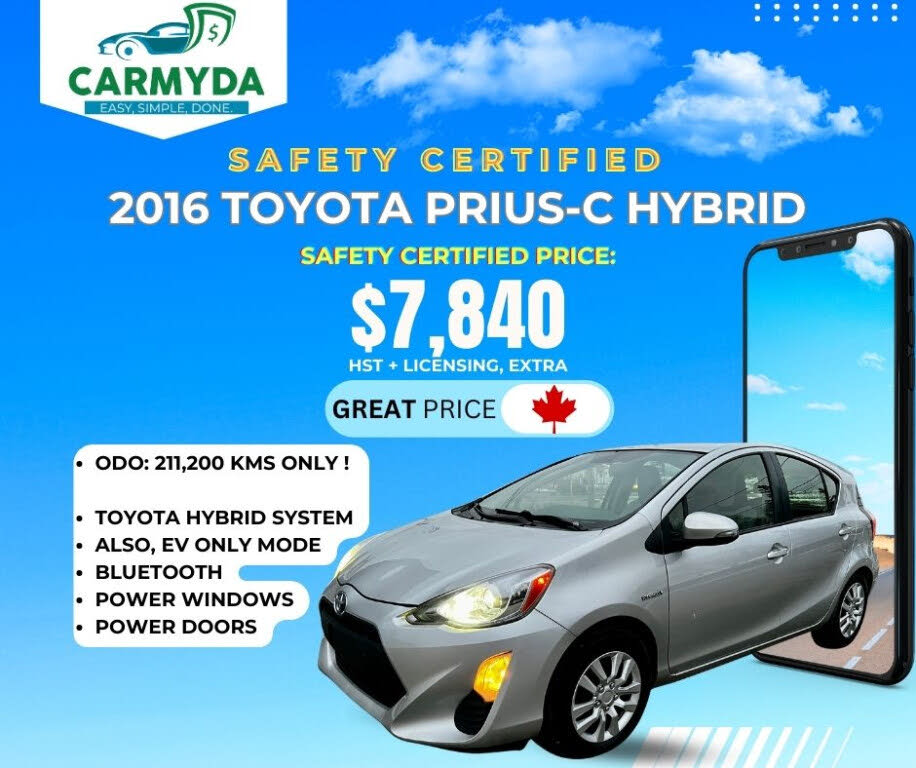 Toyota Prius c Technology 2016