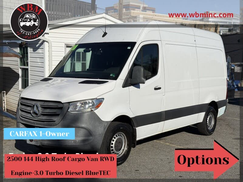 2020 Mercedes-Benz Sprinter Cargo 2500 170 V6 High Roof RWD