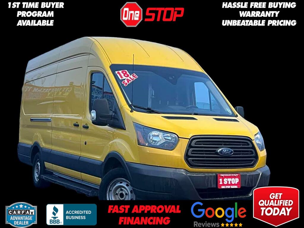 2018 Ford Transit Cargo 250 3dr LWB High Roof Extended Cargo Van with Sliding Passenger Side Door