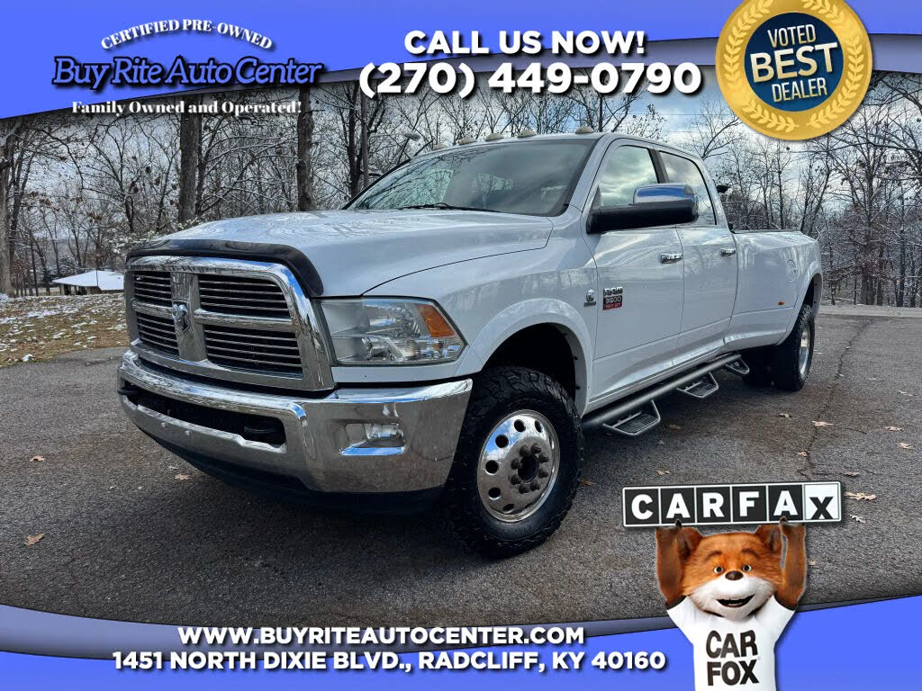 2011 RAM 3500 Laramie Crew Cab 8 ft. DRW 4WD