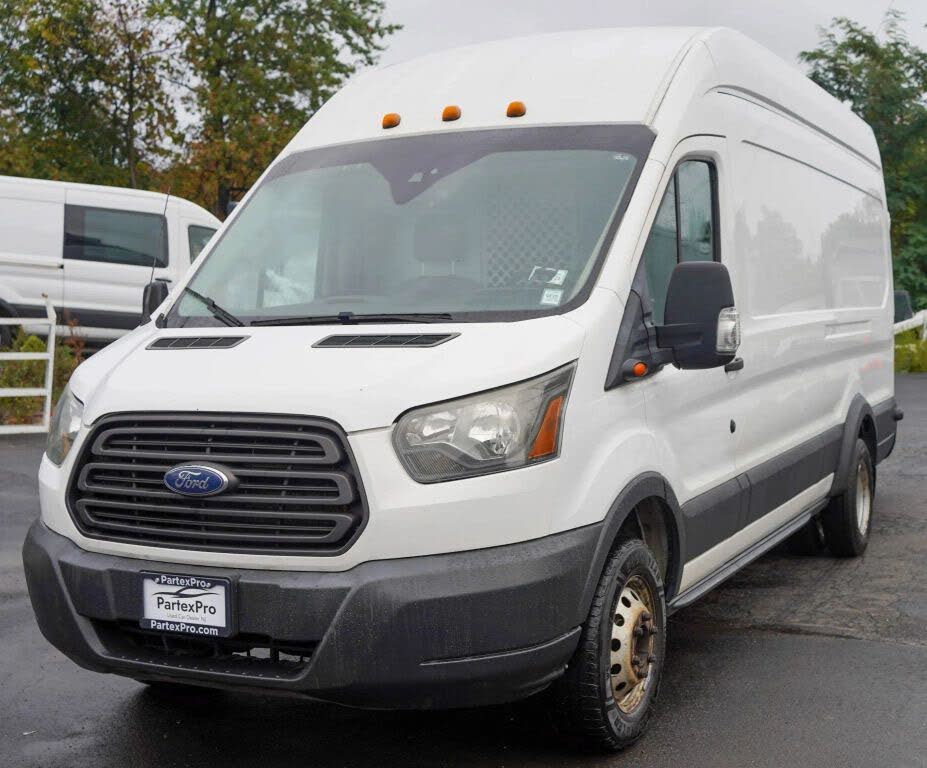 2017 Ford Transit Cargo 350 HD 3dr LWB High Roof DRW Extended Cargo Van with Sliding Passenger Side Door and 9950 Lb. GVWR