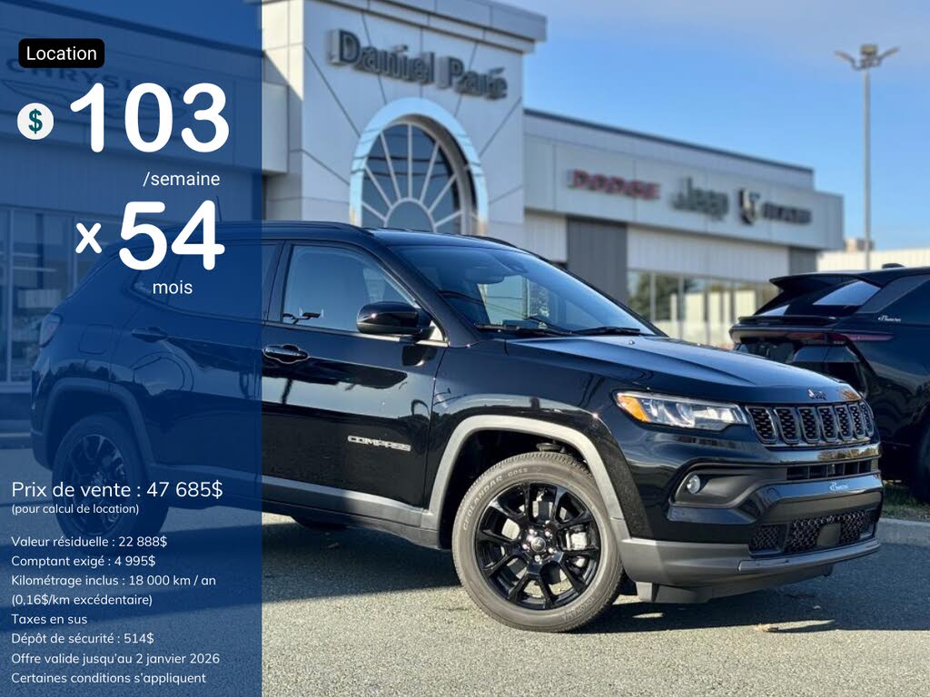 2026 Jeep Compass Latitude Altitude 4WD