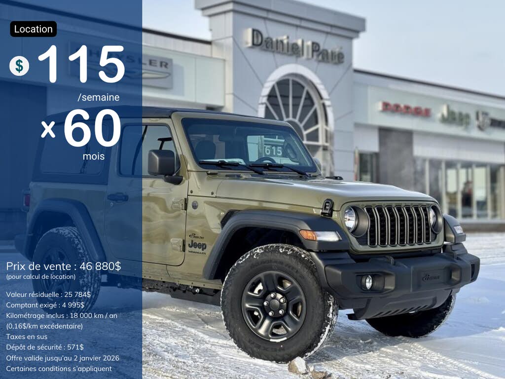 2026 Jeep Wrangler Sport 2-Door 4WD