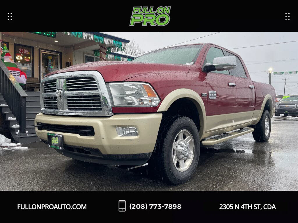 2012 RAM 2500 Laramie Longhorn Crew Cab 4WD