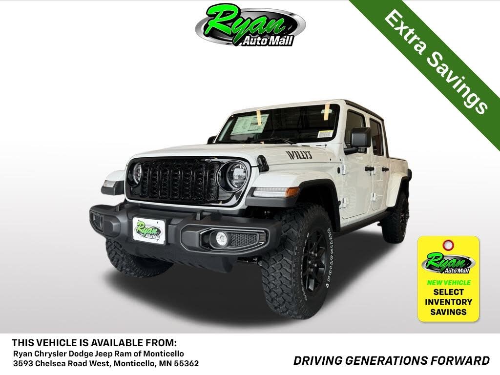 2025 Jeep Gladiator Willys Crew Cab 4WD
