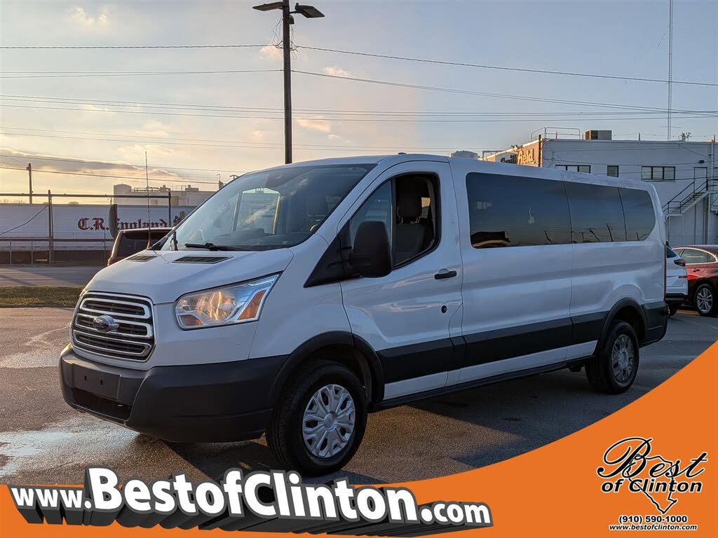 2017 Ford Transit Passenger 350 XLT Low Roof LWB RWD with 60/40 Passenger-Side Doors