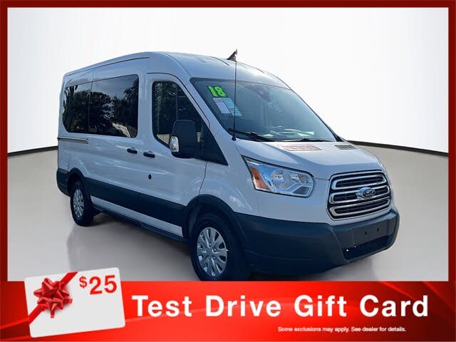 2018 Ford Transit Passenger 150 XLT Medium Roof RWD with Sliding Passenger-Side Door