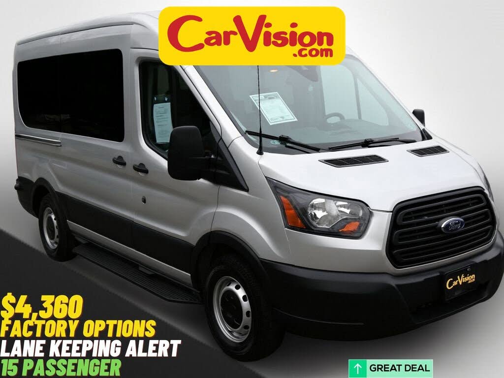 2019 Ford Transit Passenger 350 XL Medium Roof LWB RWD with Sliding Passenger-Side Door