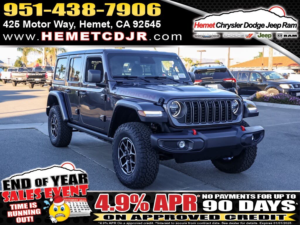 2026 Jeep Wrangler Rubicon 4-Door 4WD